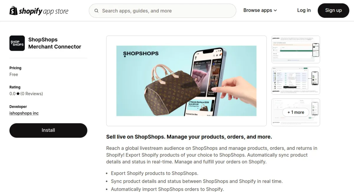 ShopShops Merchant Connector cover