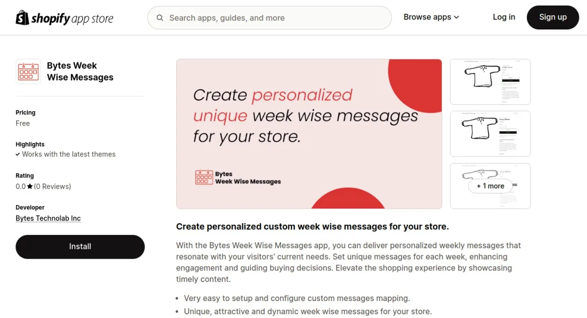 Bytes Week Wise Messages cover