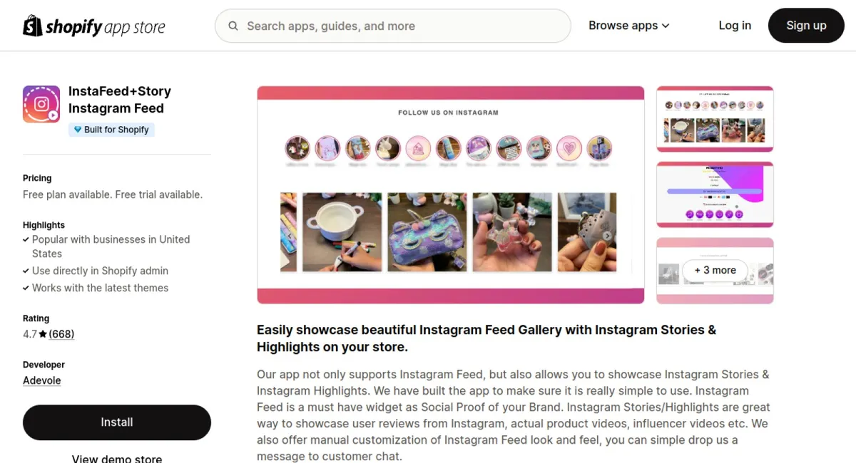 InstaFeed+Story Instagram Feed cover
