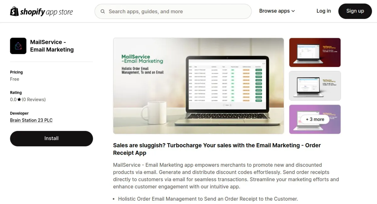 MailService ‑ Email Marketing cover