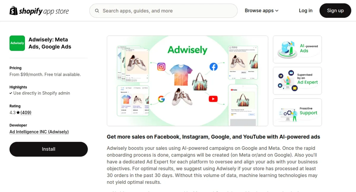 Adwisely: Meta Ads, Google Ads cover