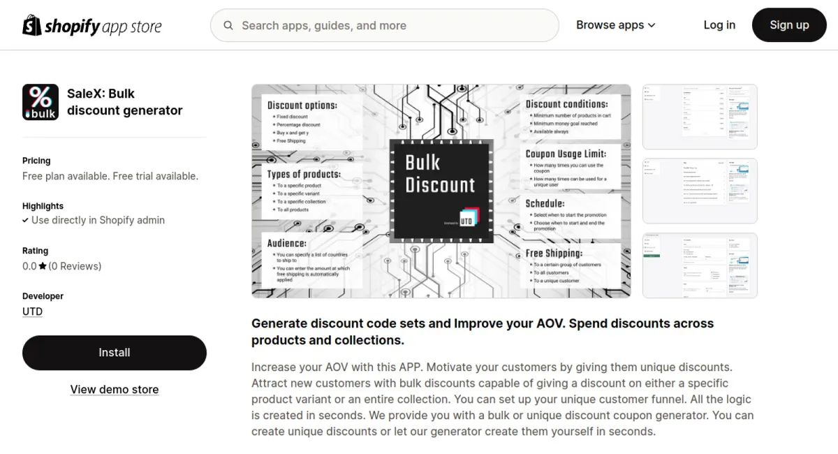 SaleX: Bulk discount generator cover