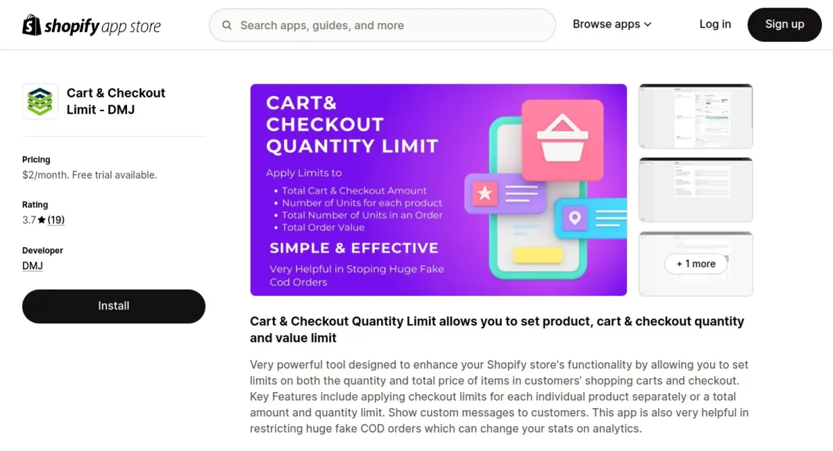 Cart &amp; Checkout Limit ‑ DMJ cover