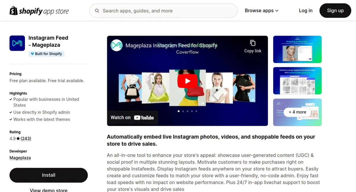 MP Instagram Feed ‑ Instafeed cover