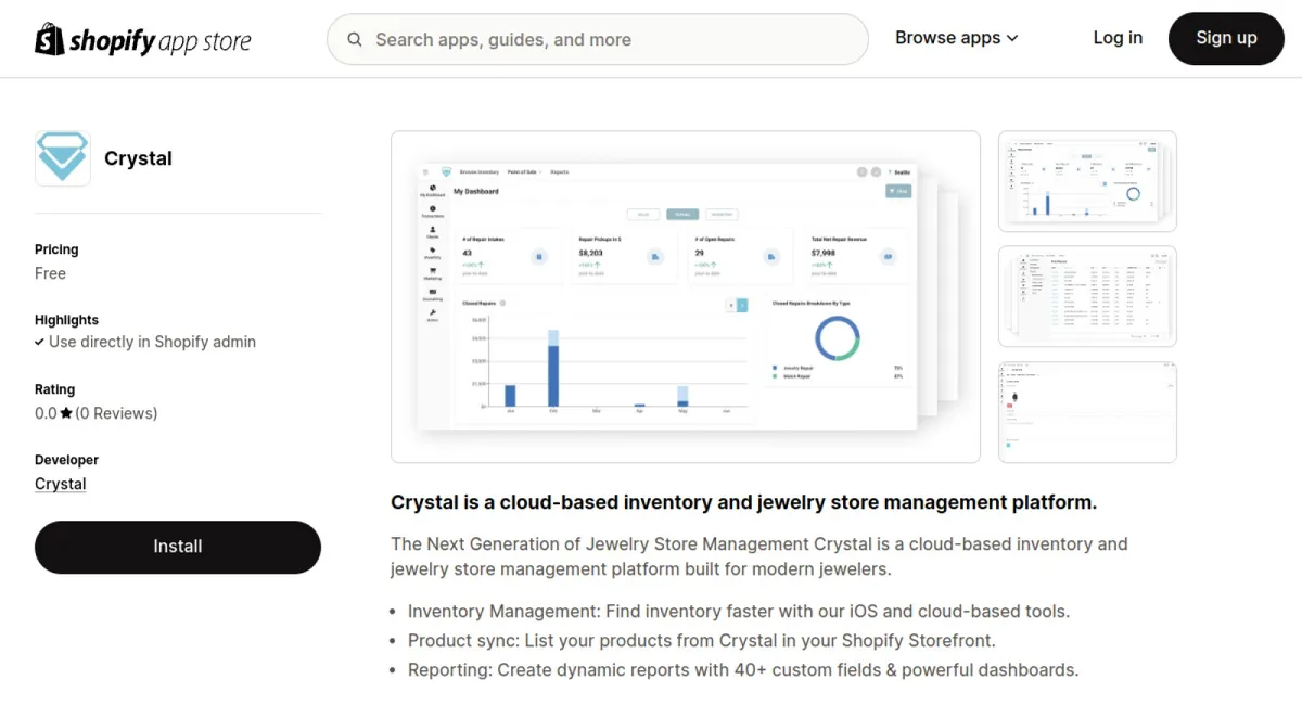Crystal cover