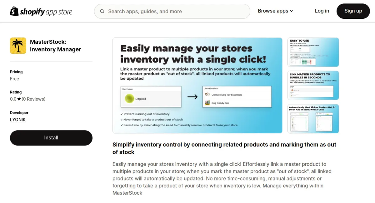 MasterStock: Inventory Manager cover