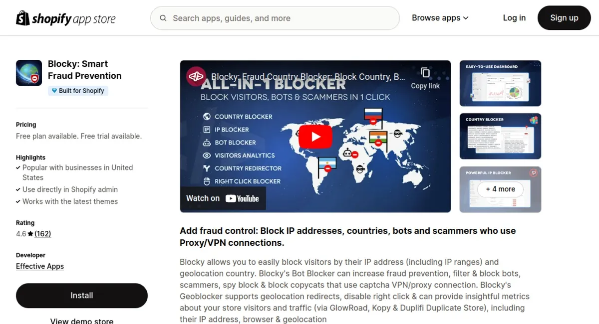 Blocky: Fraud Country Blocker cover