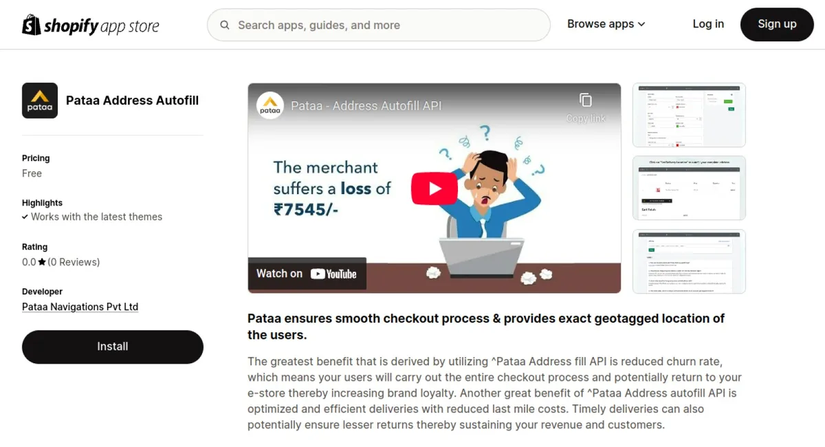 Pataa Address Autofill cover