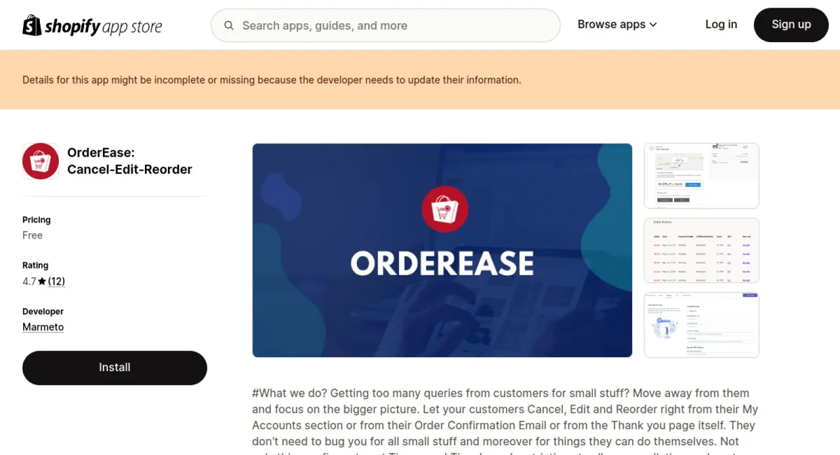 OrderEase: Cancel‑Edit‑Reorder cover