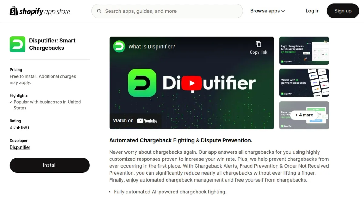 Disputifier: Smart Chargebacks cover