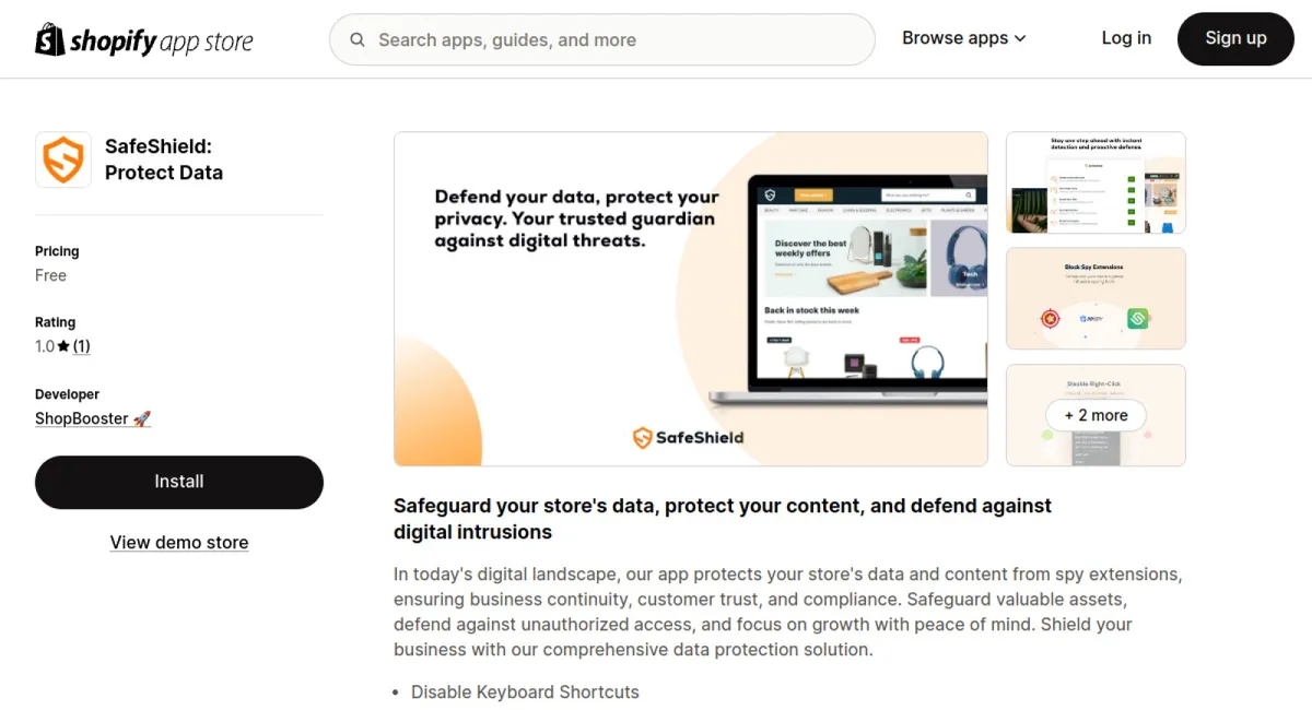 SafeShield: Protect Data cover