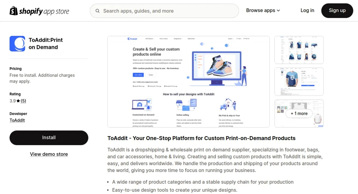 ToAddit:Print on Demand cover