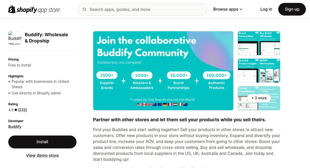 Buddify:Marketplace &amp; Dropship cover