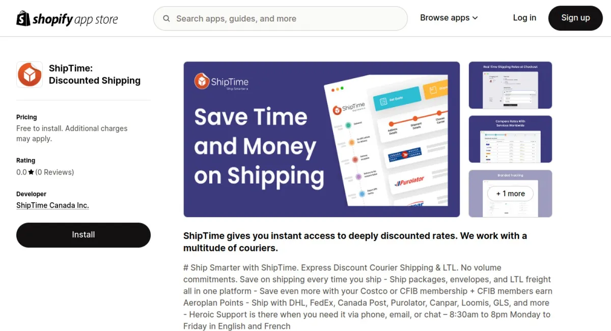 ShipTime: Discounted Shipping cover