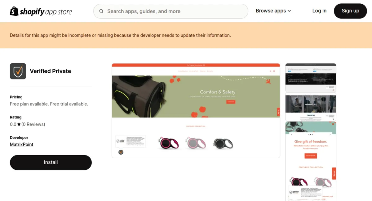 Verified Private cover