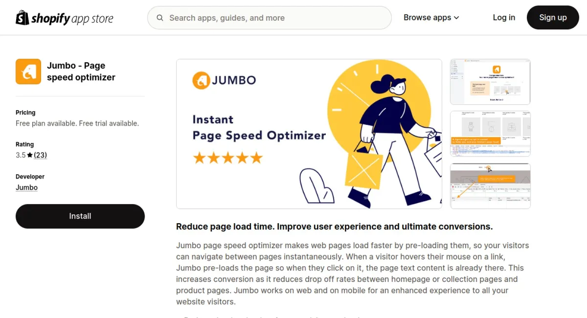 Jumbo ‑ Page speed optimizer cover