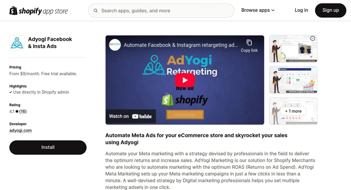 Adyogi Facebook &amp; Insta Ads cover