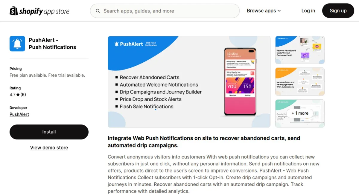 PushAlert ‑ Push Notifications cover