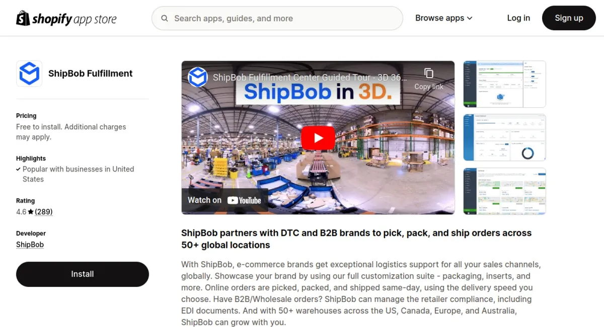 ShipBob Fulfillment cover