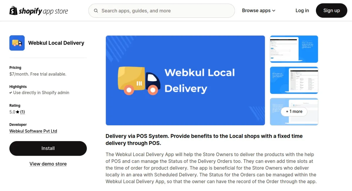 Webkul Local Delivery cover