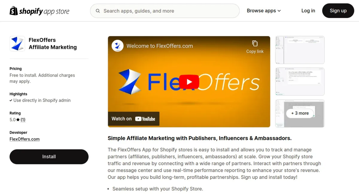 FlexOffers Affiliate Marketing cover