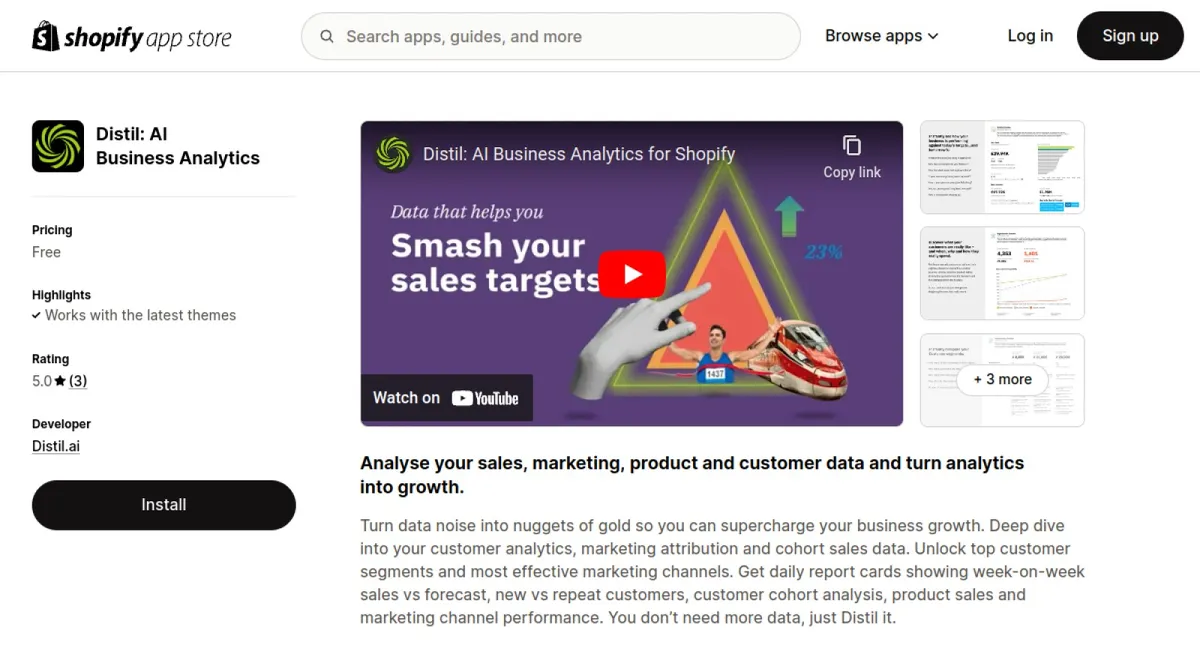 Distil: AI Business Analytics cover