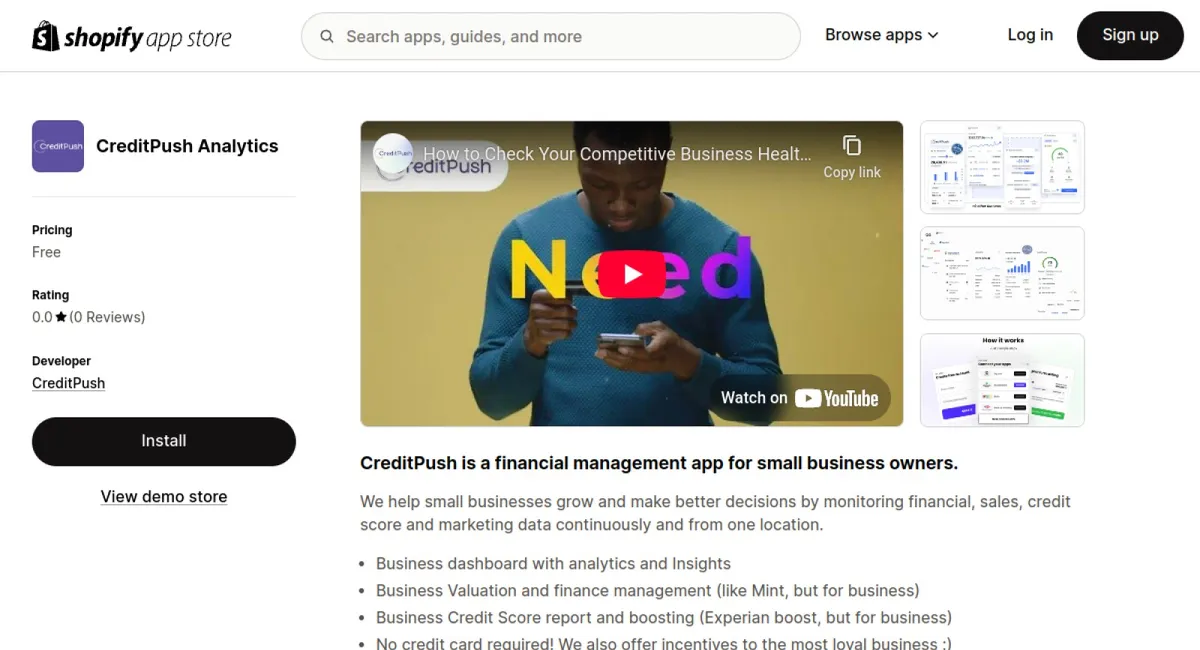 CreditPush Analytics cover