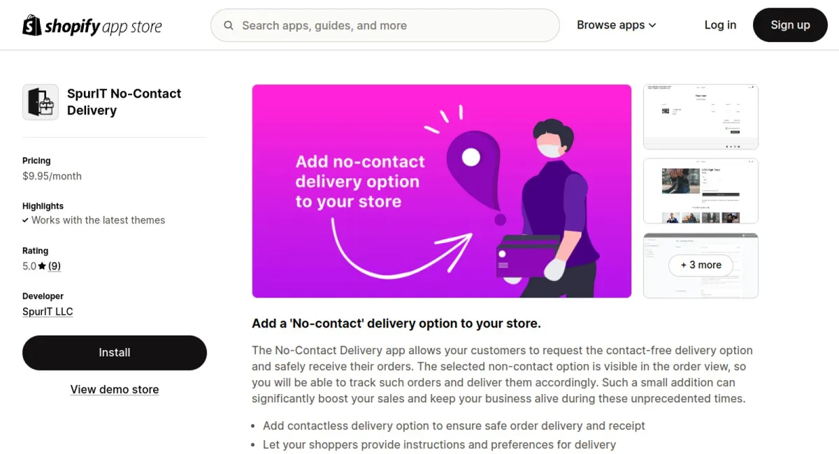 No‑Contact Delivery cover