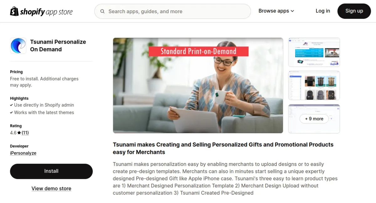 Tsunami Personalize On Demand cover