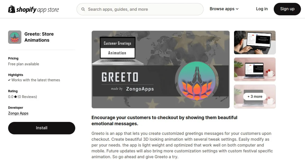 Greeto: Store Animations cover