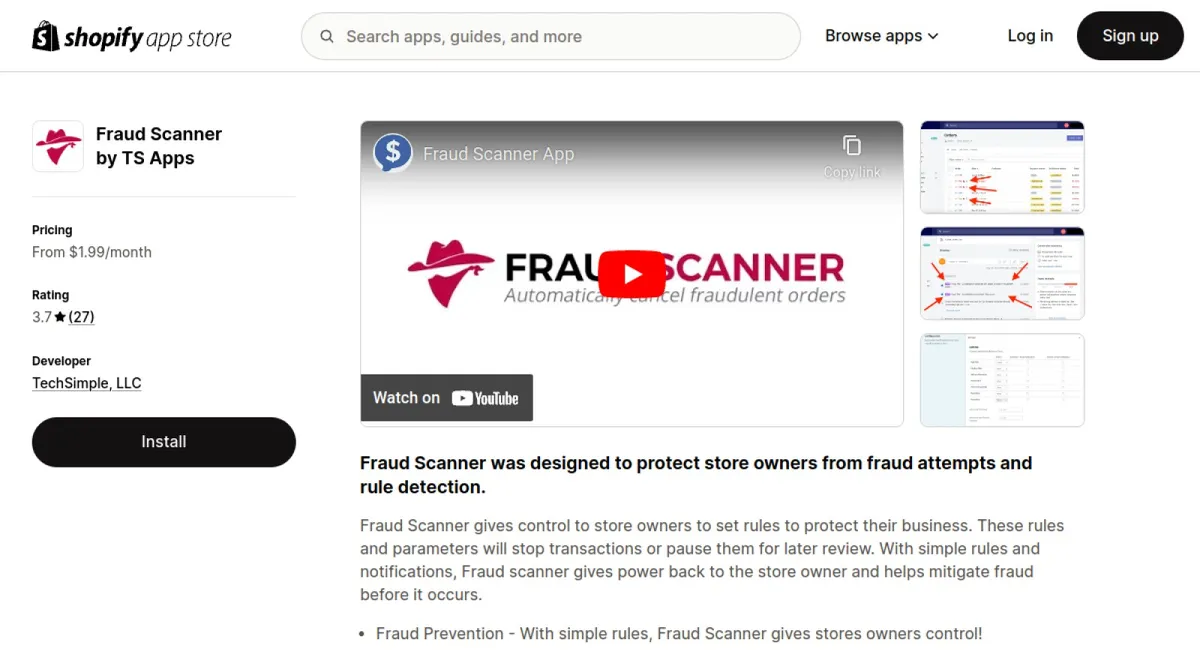 Fraud Scanner by TS Apps cover