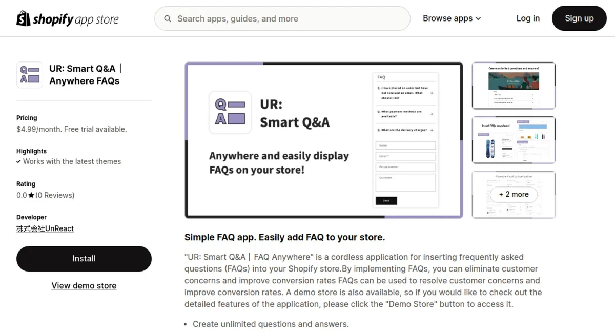 UR: Smart Q&amp;A｜Anywhere FAQs cover