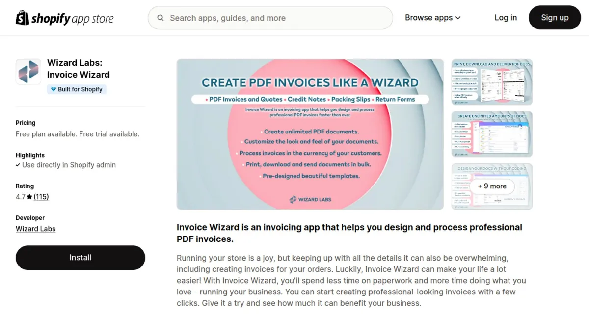 Wizard Labs: Invoice Wizard cover