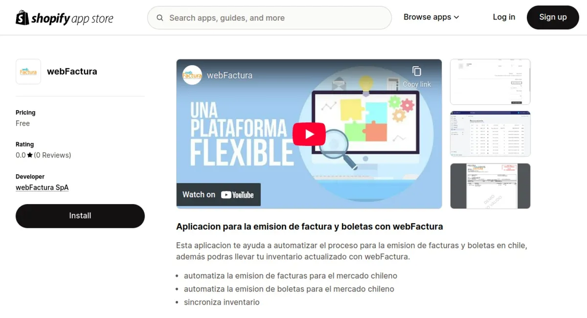 webFactura cover
