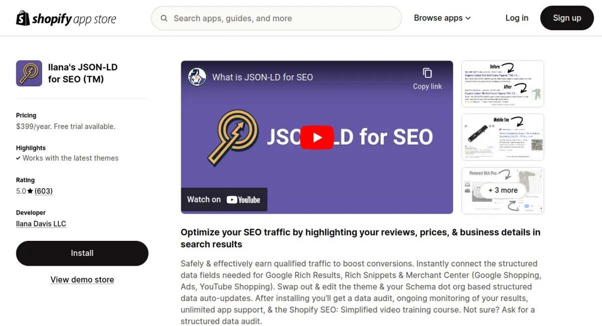 Ilana&#39;s JSON‑LD for SEO (TM) cover