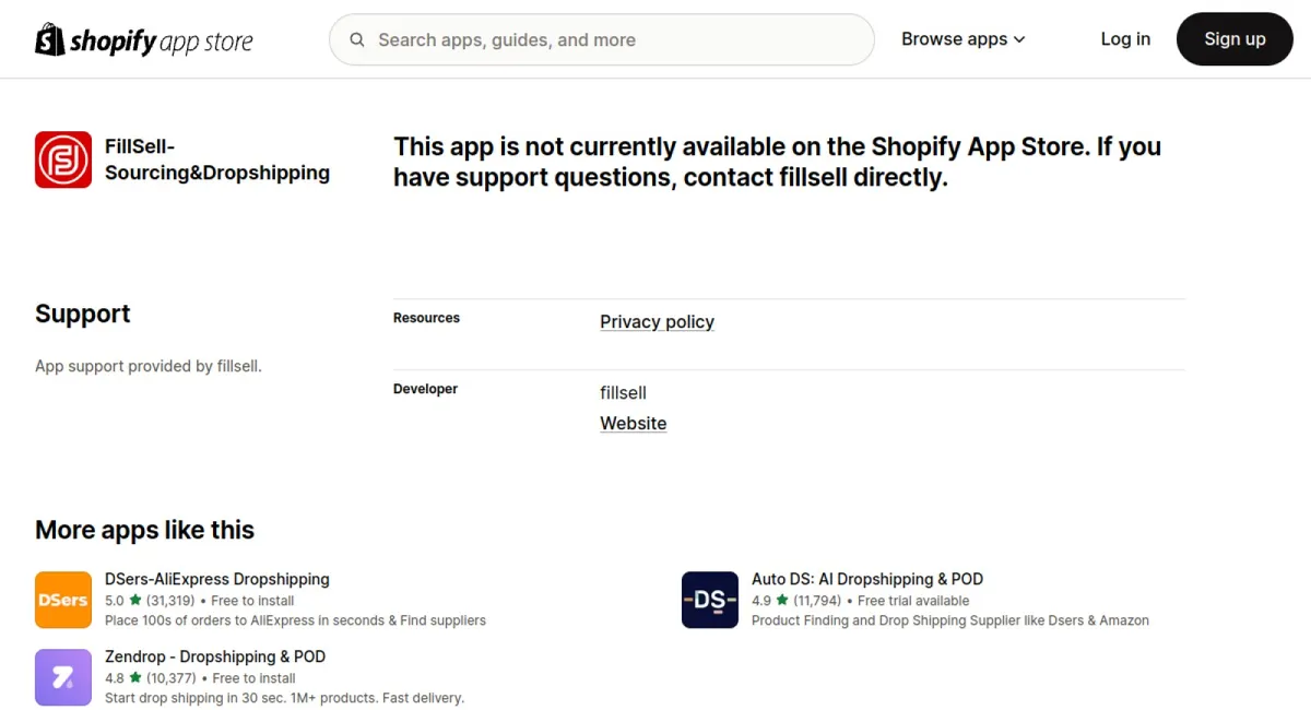 FillSell-Sourcing&amp;Dropshipping cover