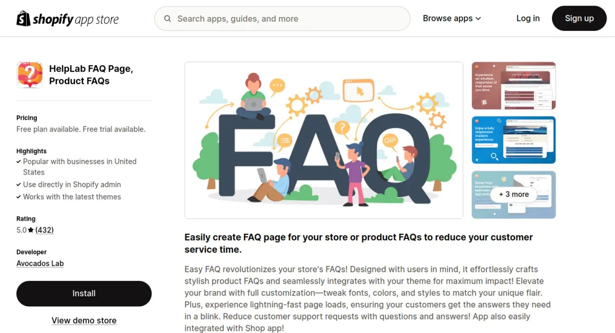 HelpLab FAQ Page, Product FAQs cover