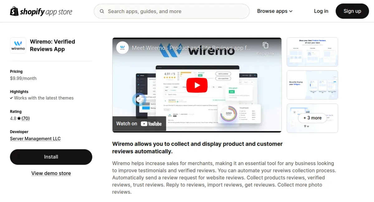 Wiremo: Verified Reviews App cover