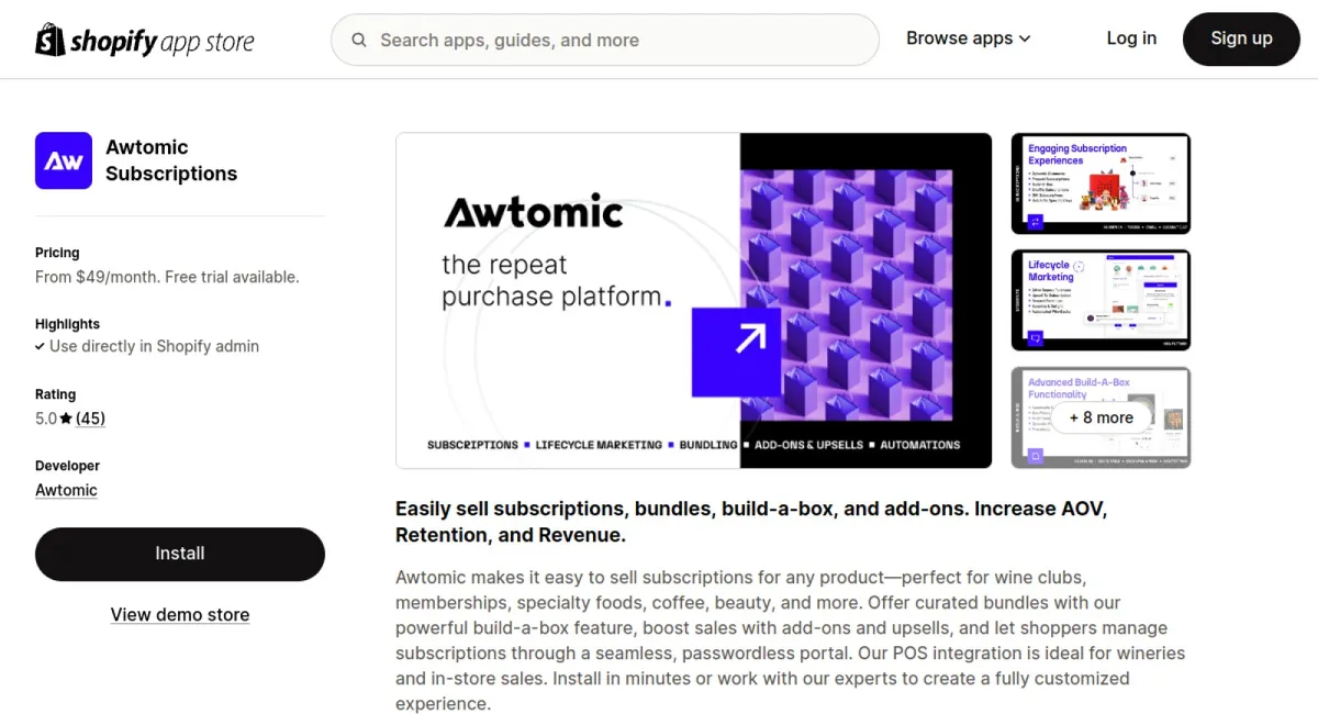 Awtomic Subscriptions cover