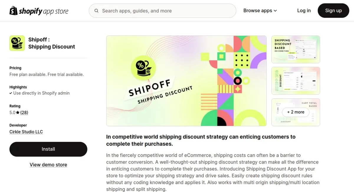 Shipoff: Shipping Offer cover