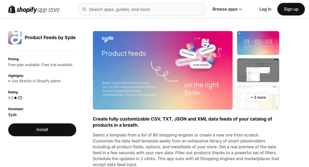 Product Feeds by Syde cover