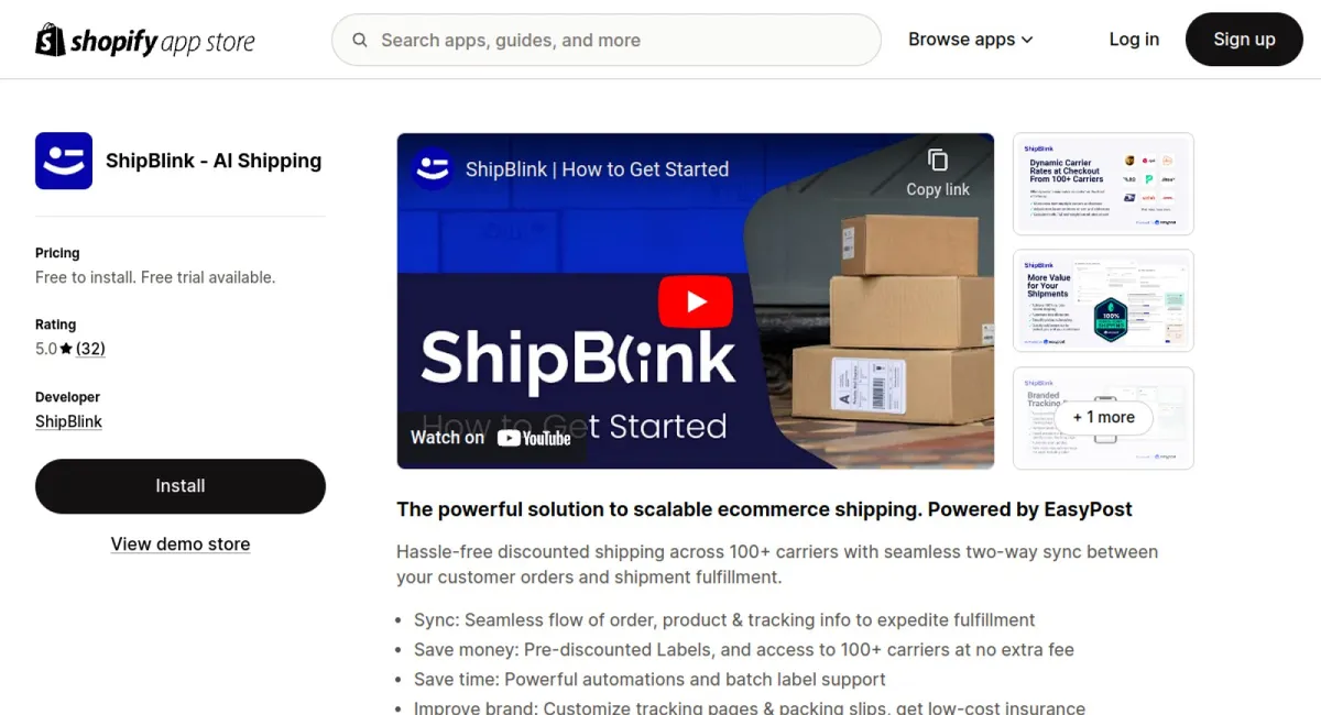 ShipBlink Shipping Automation cover