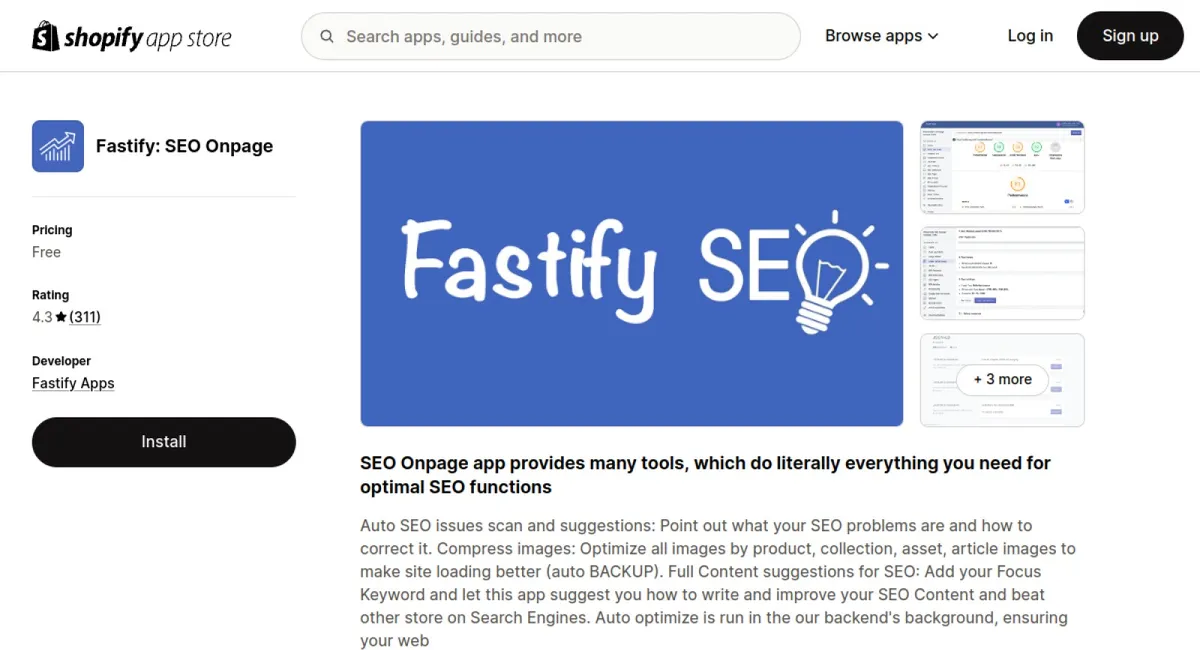 Fastify: SEO Onpage cover