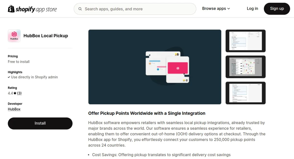 HubBox Local Pickup cover