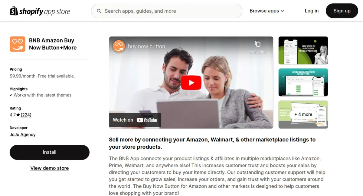 BNB Amazon Buy Now Button+More cover