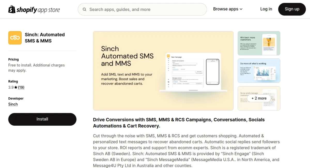 Sinch Engage: SMS, MMS and RCS cover
