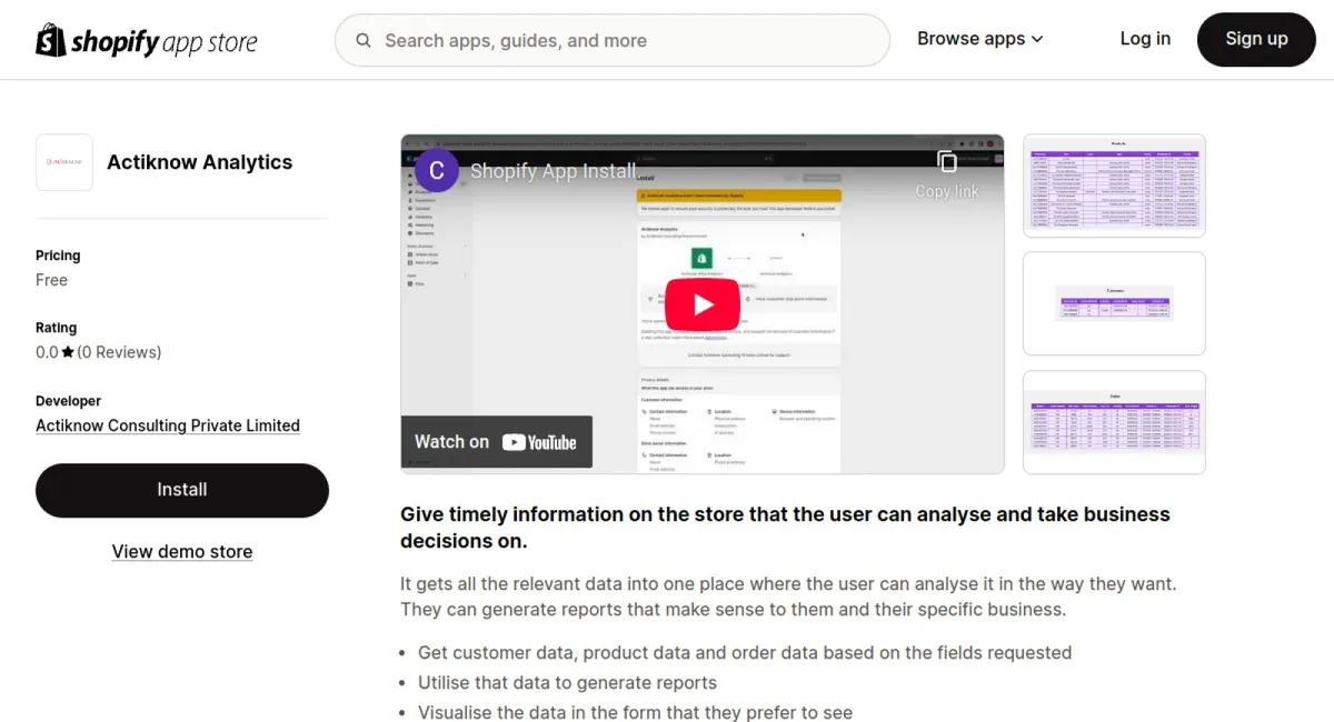 Actiknow Analytics cover