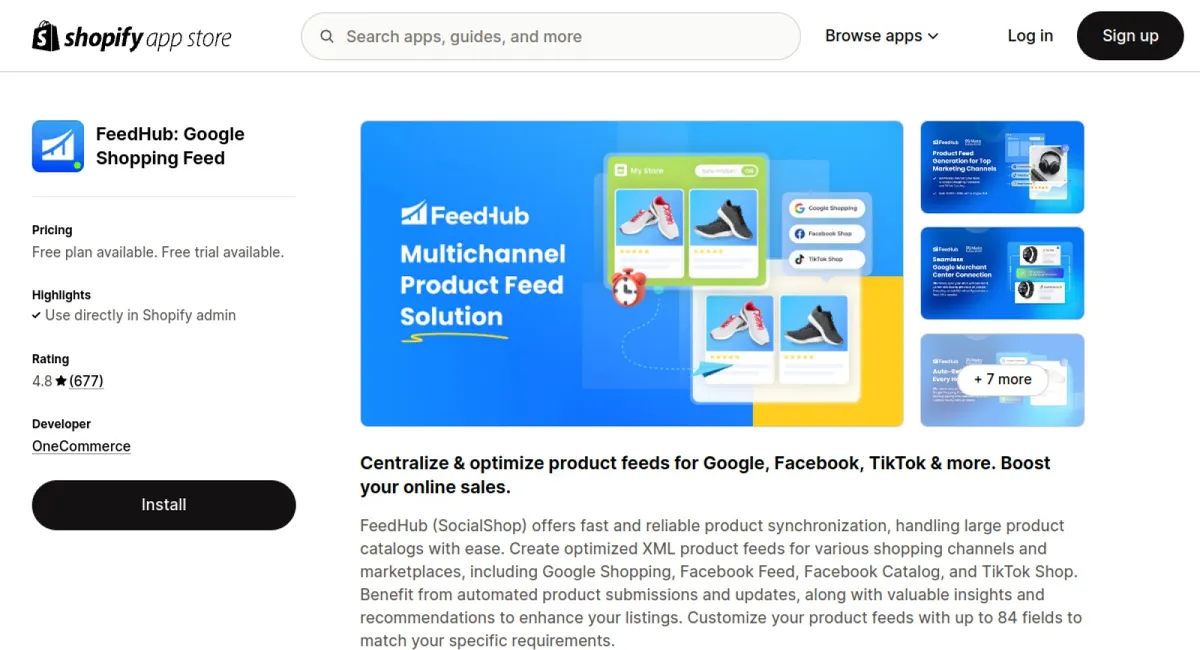 FeedHub: Google Shopping Feed cover