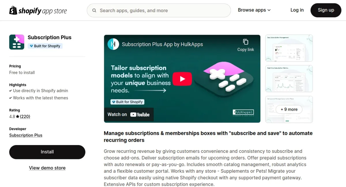 Subscription Plus cover