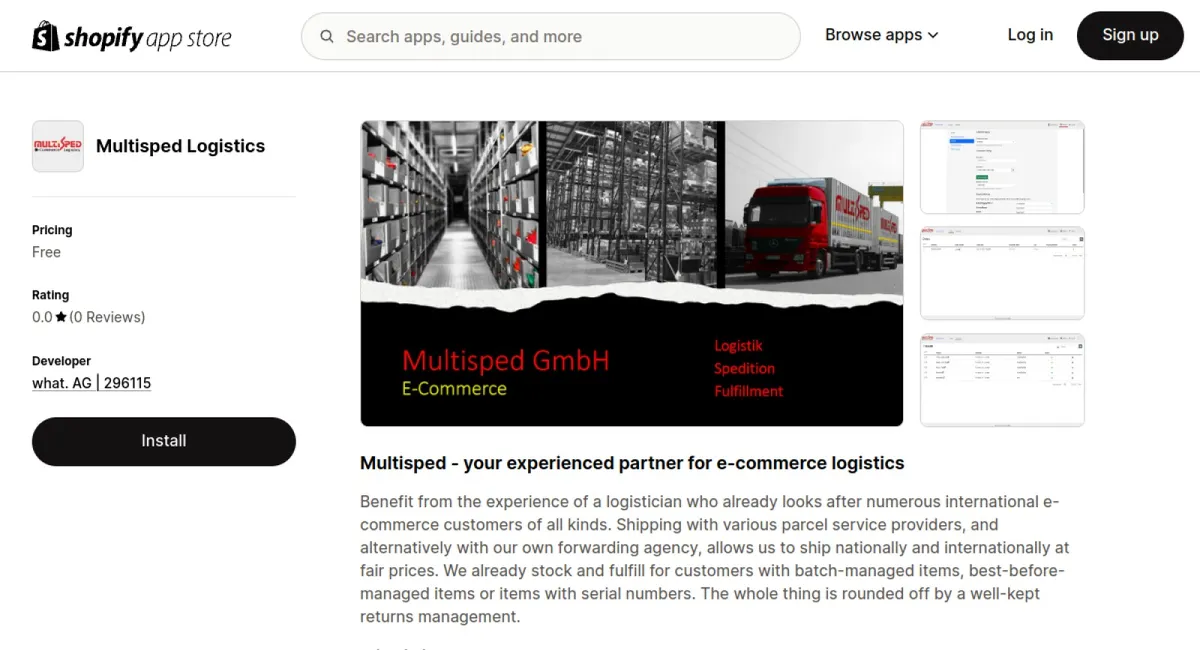 Multisped Logistics cover